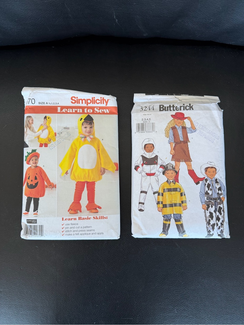 Kids Costume Sewing Patterns